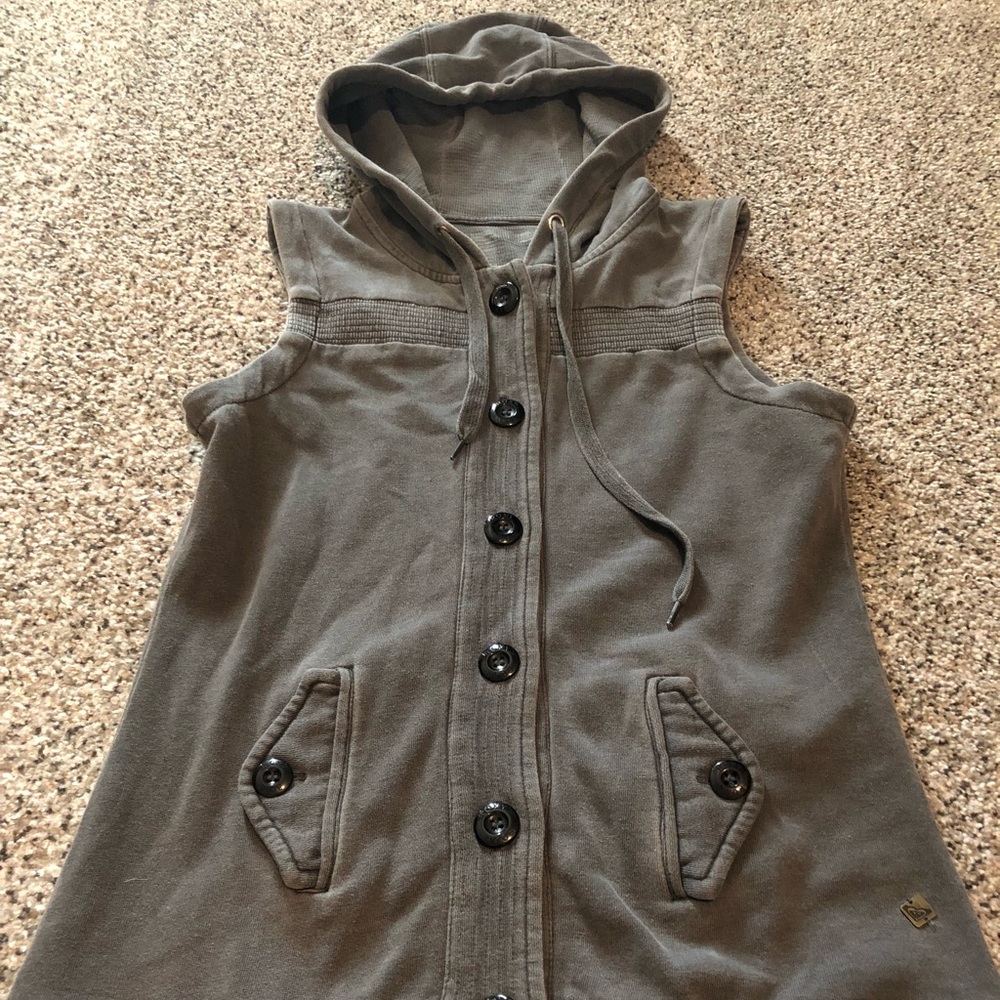 Roxy Button Up Hoodie